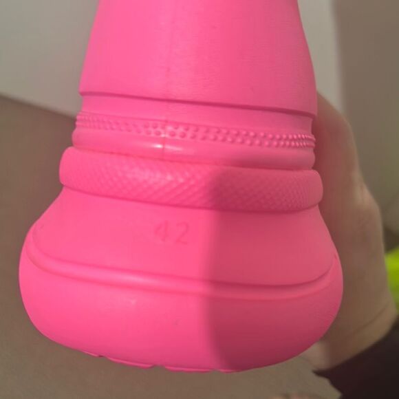 Balenciaga Pink Winter Rain Boots - Picture 5 of 5